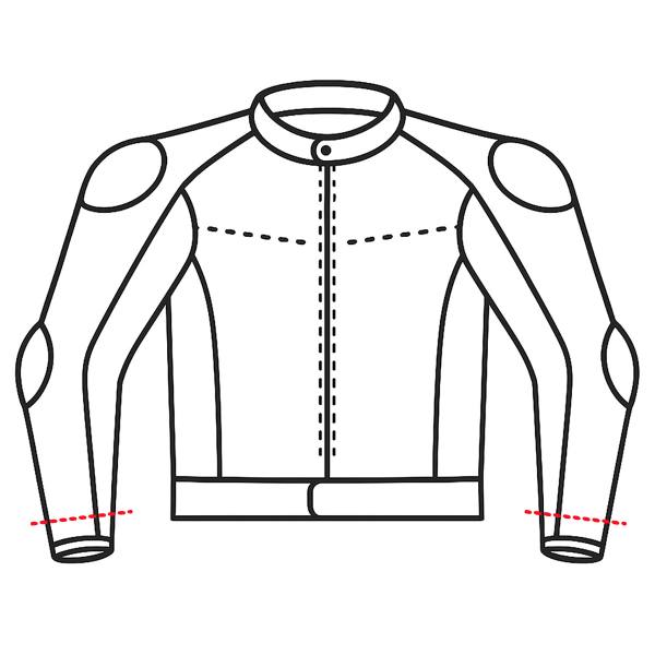 Motorradjacke Ärmel kürzen