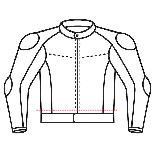 Motorradjacke kürzen