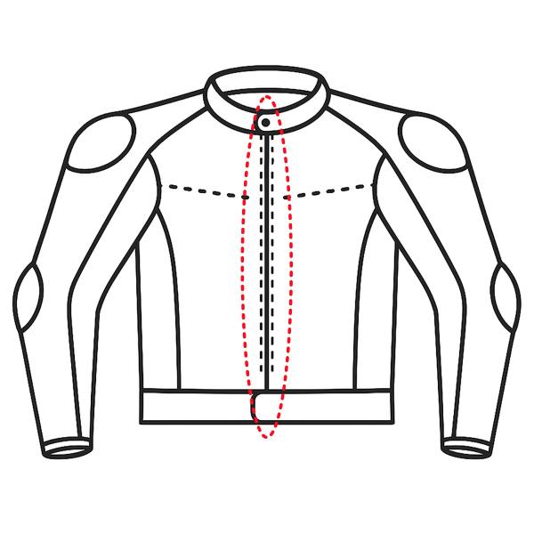 Motorradjacke Reißverschluss einnähen