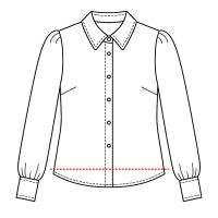 Bluse kürzen