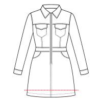 Ein Lederkleid kürzen zu lassen,...